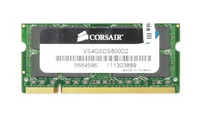 RAM DDR2 4GB 800mhz - PC2-6400 CL5 SODIMM CORSAIR