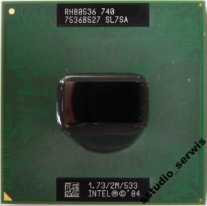 Intel Pentium M 740 SL7SA 1.73GHz/2MB/533MHz FV GW