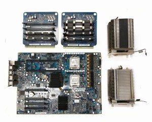 Mac Pro 2006 A1186 Płyta Główna Riser RAM CPU XEON 630-7608 D37625-504 A1186