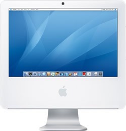 APPLE iMAC 17" 2x1.83GHZ 1GB 250GB A1173 FV